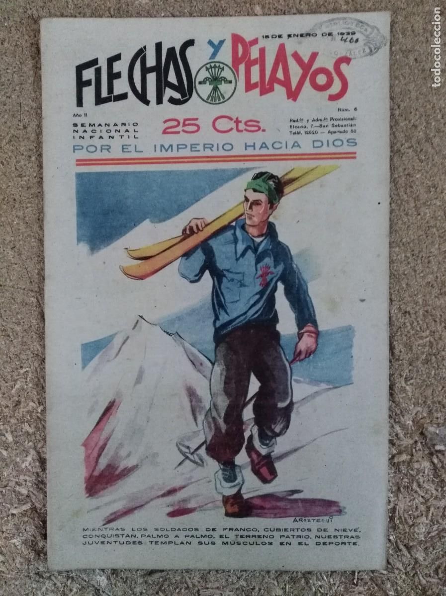 Tebeos: Flechas y Pelayos 6.Fet y las Jons - Foto 1
