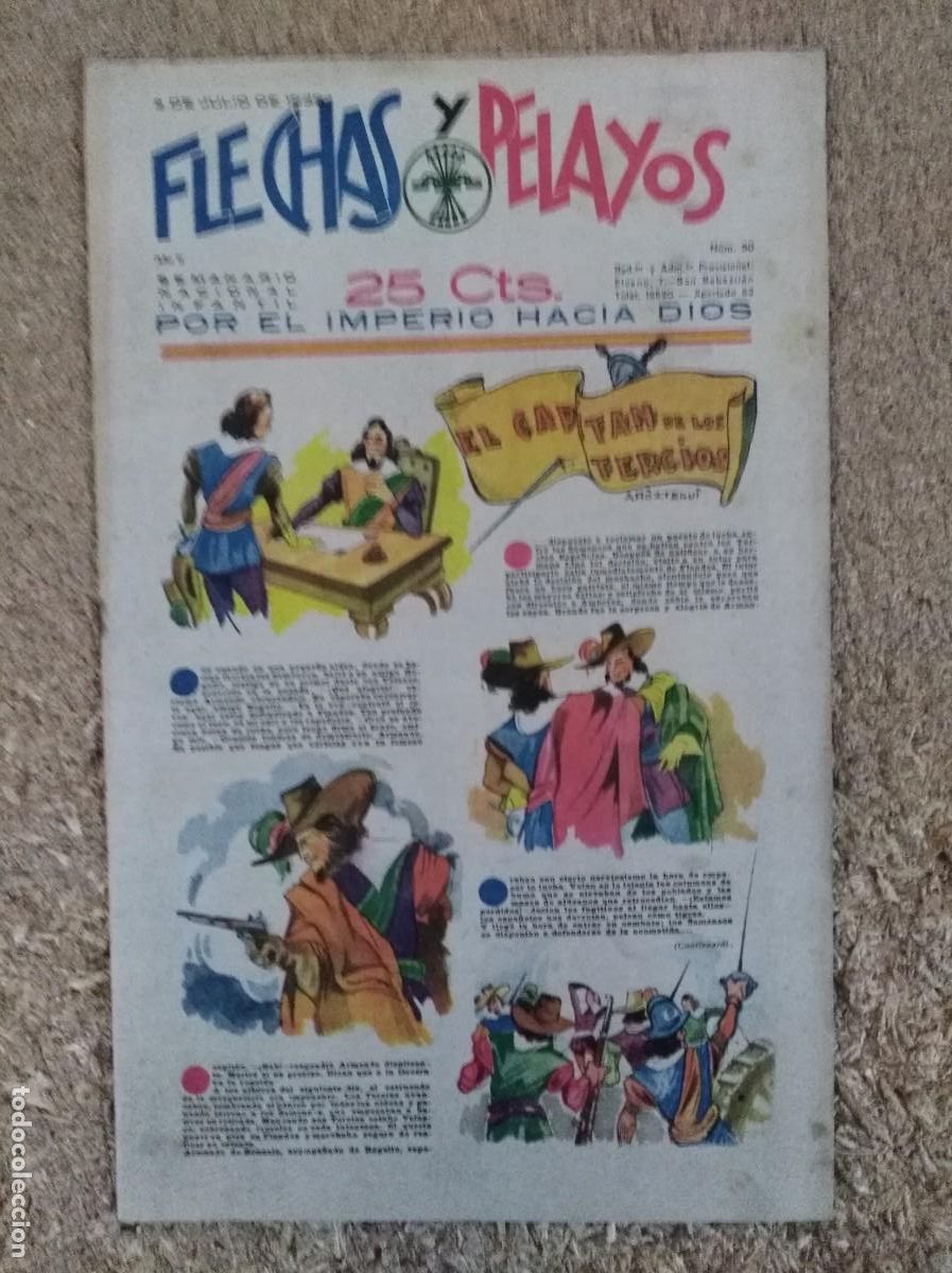 Tebeos: Flechas y Pelayos 30.Fet y las Jons - Foto 1