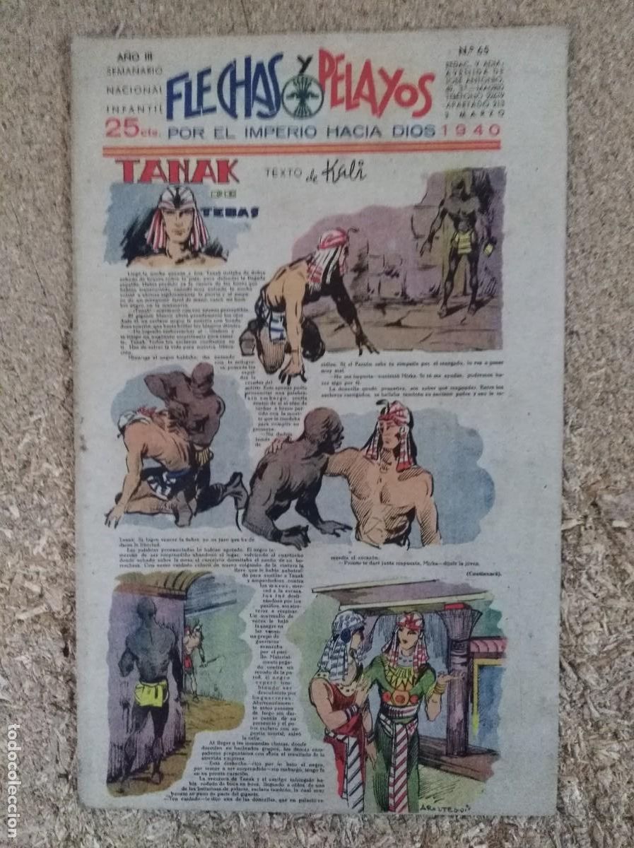 Tebeos: Flechas y Pelayos 65.Fet y las Jons - Foto 1
