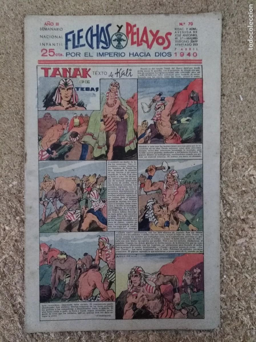 Tebeos: Flechas y Pelayos 70.Fet y las Jons - Foto 1