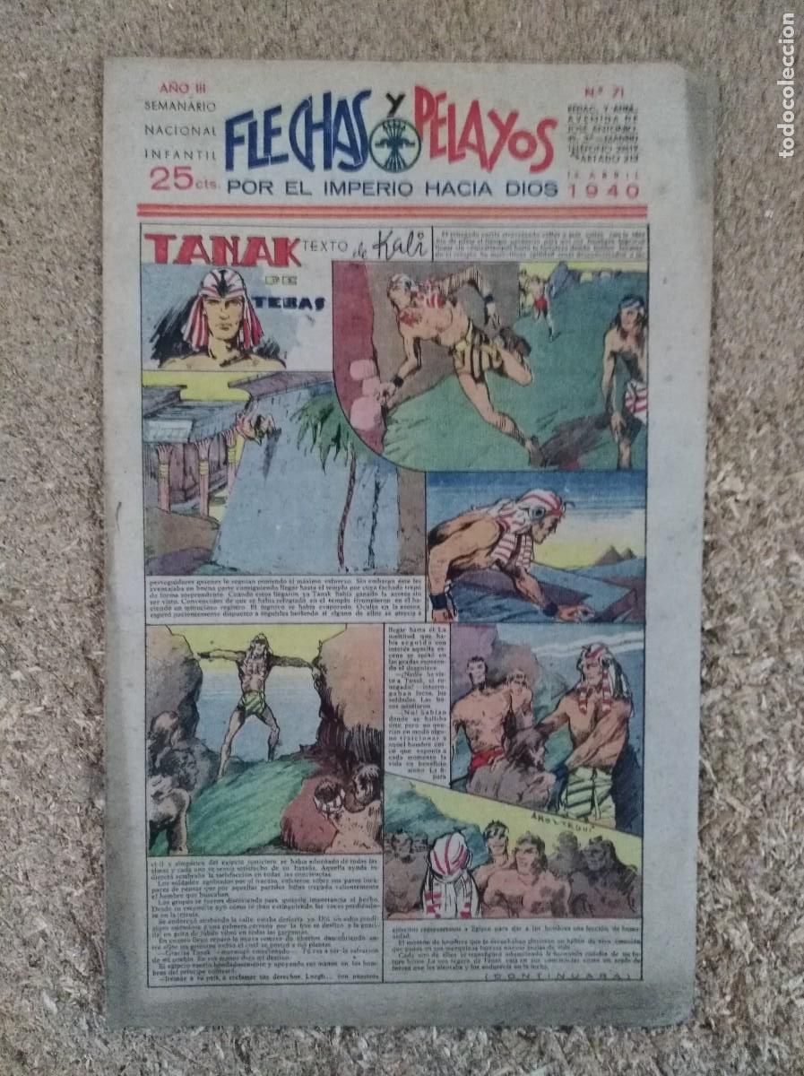 Tebeos: Flechas y Pelayos 71.Fet y las Jons - Foto 1