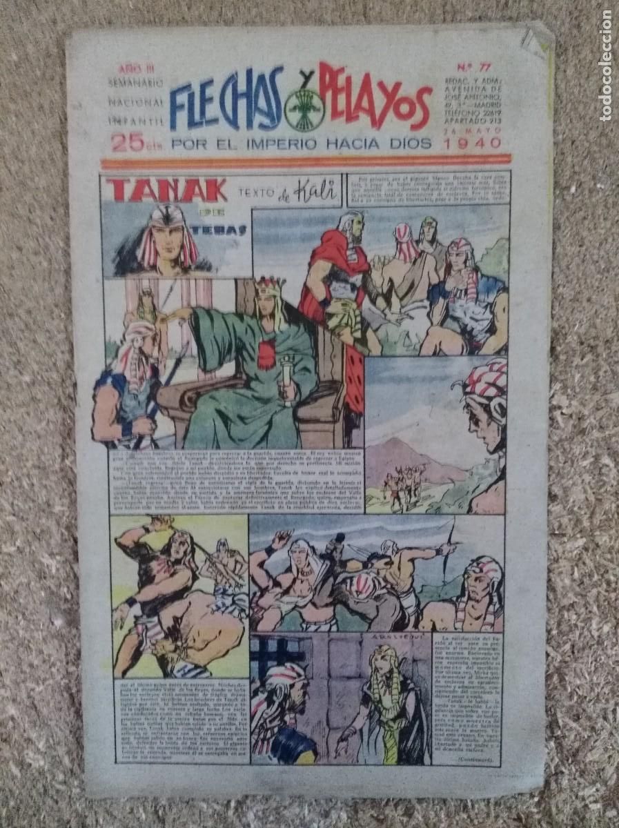 Tebeos: Flechas y Pelayos 77.Fet y las Jons - Foto 1