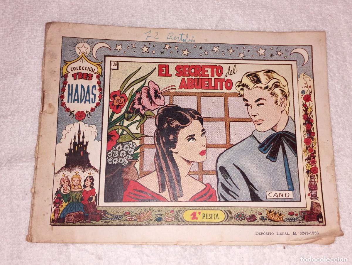 Giornalini: ANTIGUO COMIC COLECCION TRES HADAS N&ordm; 128 EL SECRETO DEL ABUELITO ED. INDEDI A&Ntilde;OS 50