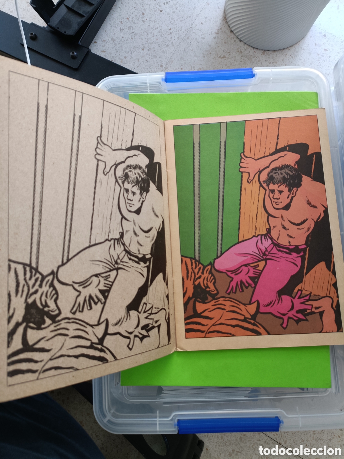 Tebeos: Coloreables 1981 de Hulk de Ediciones Laida MARVEL - Foto 3