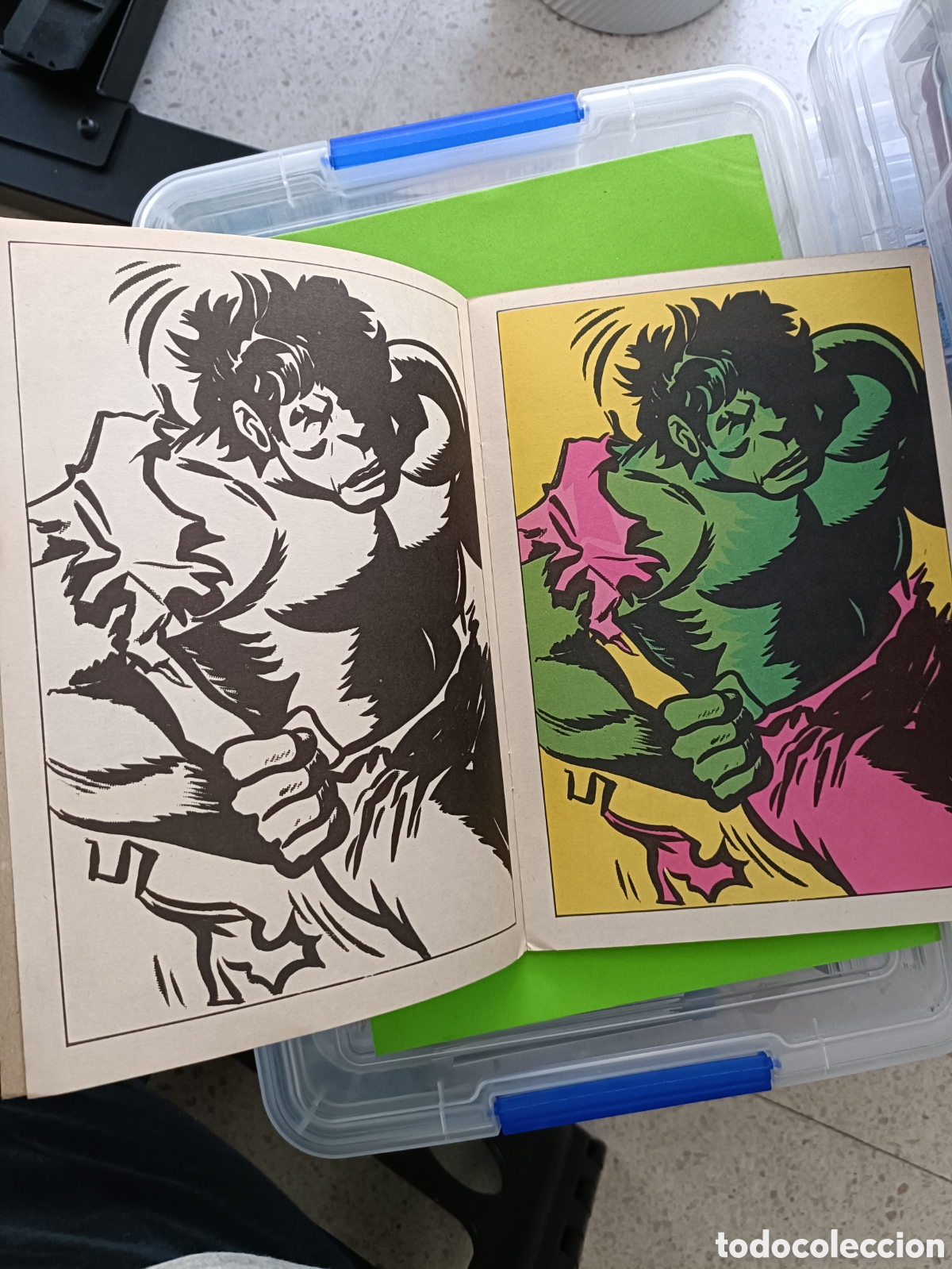 Tebeos: Coloreables 1981 de Hulk de Ediciones Laida MARVEL - Foto 4