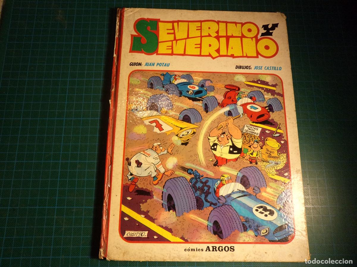 Tebeos: Severino y Severiano. Argos. Cartone. Con se&ntilde;ales de uso. (Ref. 6-B) - Foto 1