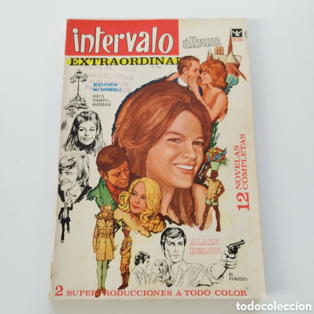Tebeos: INTERVALO / # 288 / EXTRAORDINARIO / EDITORIAL COLUMBA / NOVELAS COMPLETAS