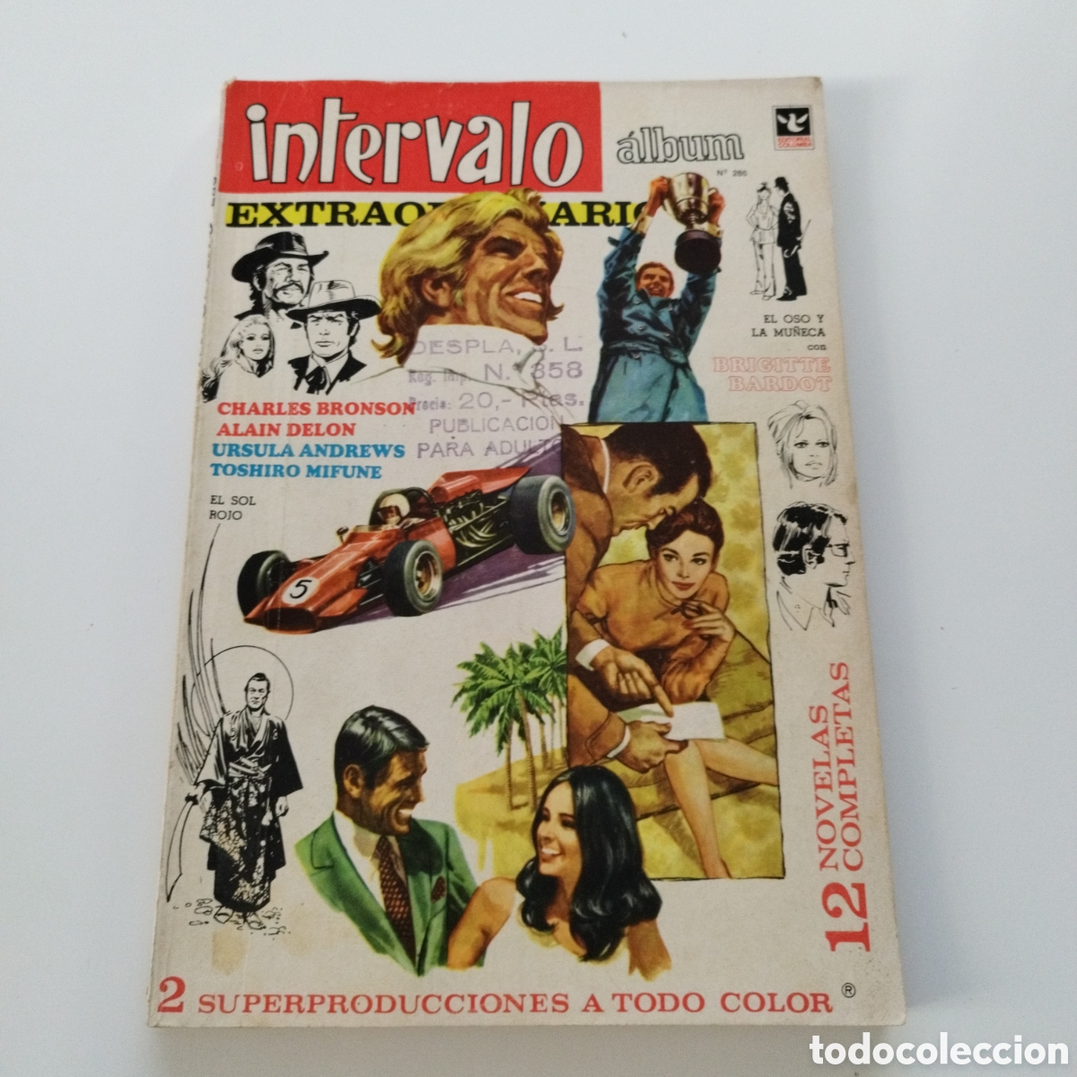 Tebeos: INTERVALO / # 286 / EXTRAORDINARIO / EDITORIAL COLUMBA / NOVELAS COMPLETAS