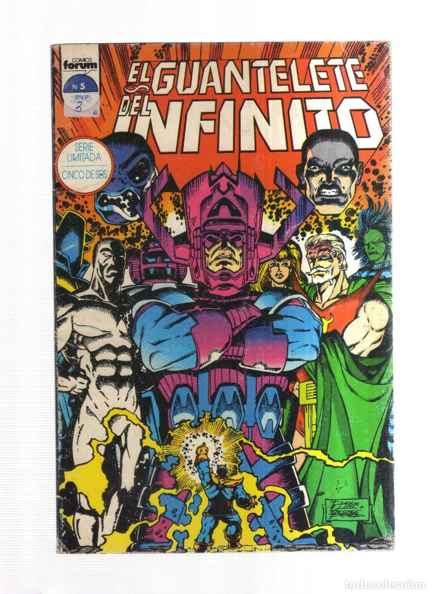 Tebeos: EL GUANTELETE DEL INFINITO N,5 - Foto 1