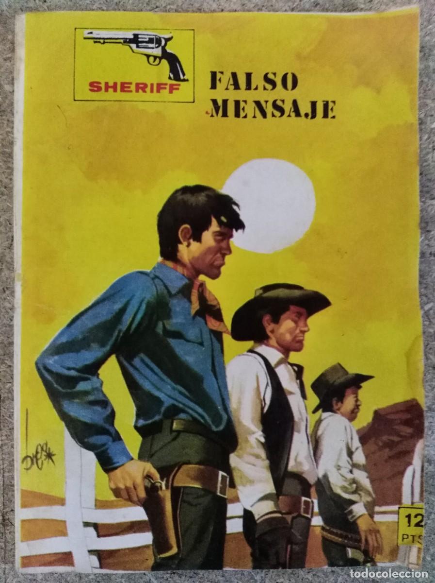 Tebeos: Sheriff 194.Falso Mensaje.Editorial Vilmar - Foto 1