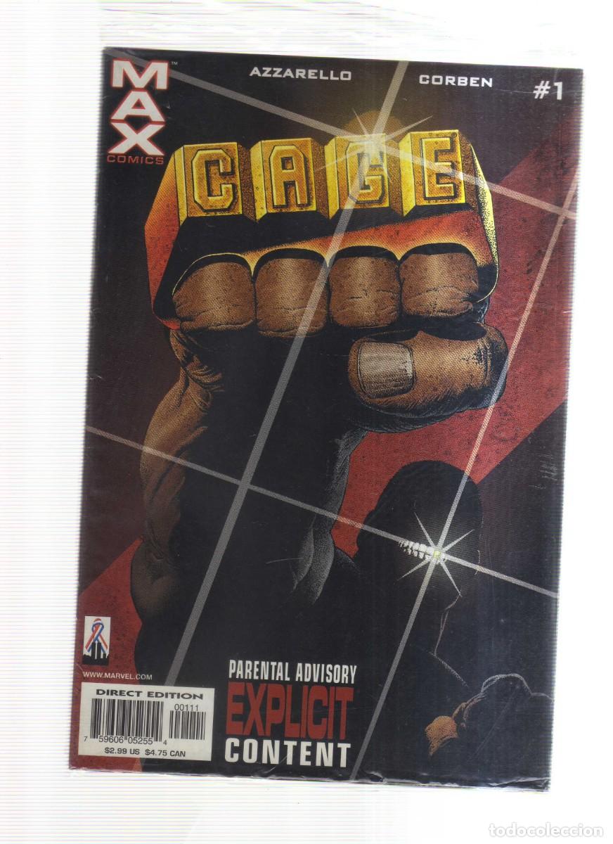 Tebeos: MAX COMICS CAGE PARENTAL ADVISORY EXPLICIT CONTENT 4 NUMEROS EN IGLES DEL 1 AL 4 - Foto 1