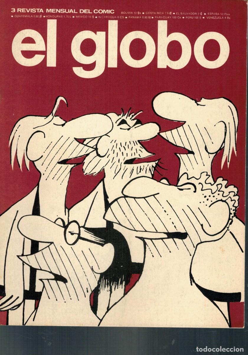 Tebeos: EL GLOBO 3. REVISTA MENSUAL DE COMIC PARA ADULTOS. BURU LAN 1973.
