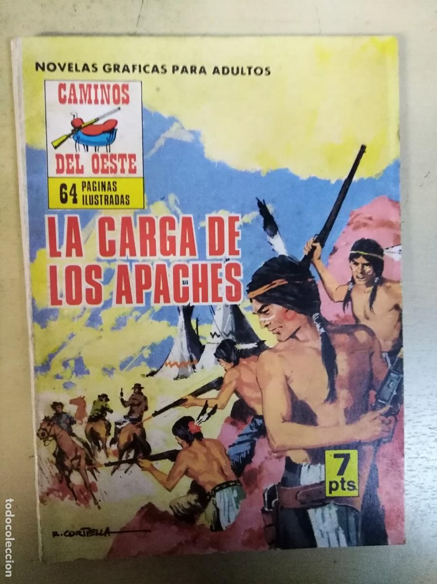 Tebeos: Caminos del Oeste 50 La Carga de los Apaches.Ediciones Petronio - Foto 1