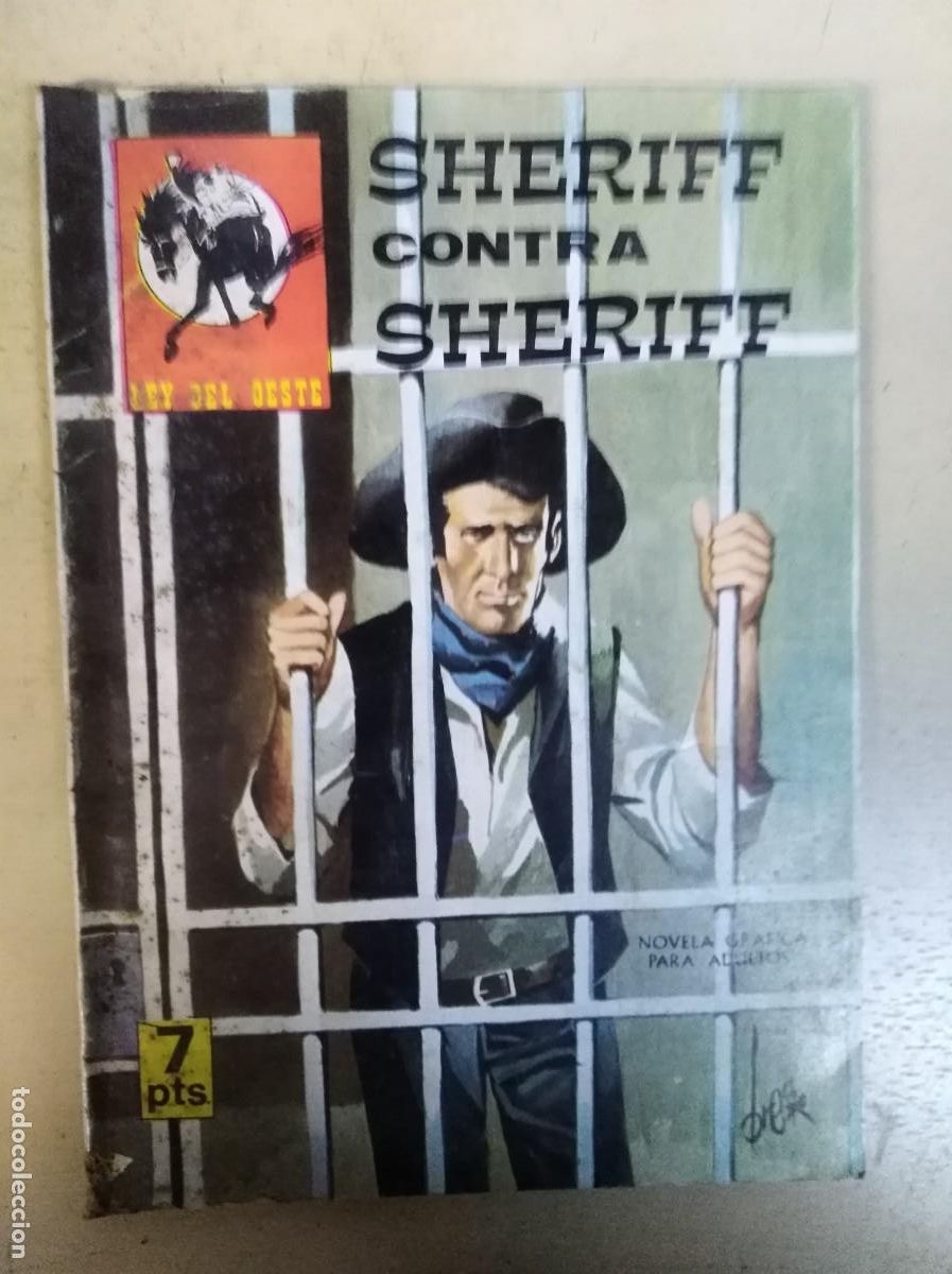 Tebeos: Ley del Oeste 55 Sheriff contra Sheriff.Editorial Vilmar - Foto 1