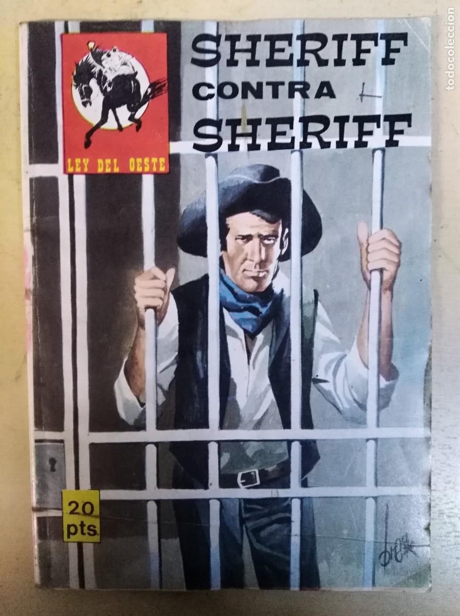 Tebeos: Ley del Oeste 55 Sheriff contra Sheriff.Editorial Vilmar - Foto 1