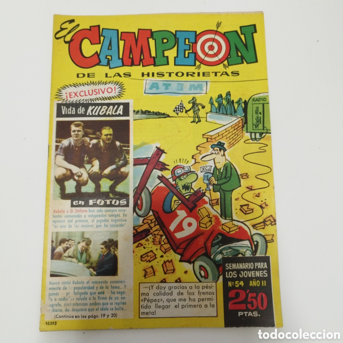 Tebeos: EL CAMPEON DE LAS HISTORIETAS / A&Ntilde;O II / # 54 / - Foto 1