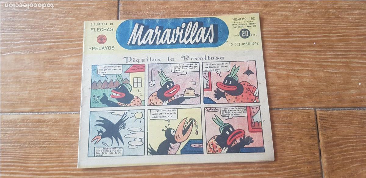 Tebeos: MARAVILLAS N&ordm; 162 ORIGINAL - Foto 1