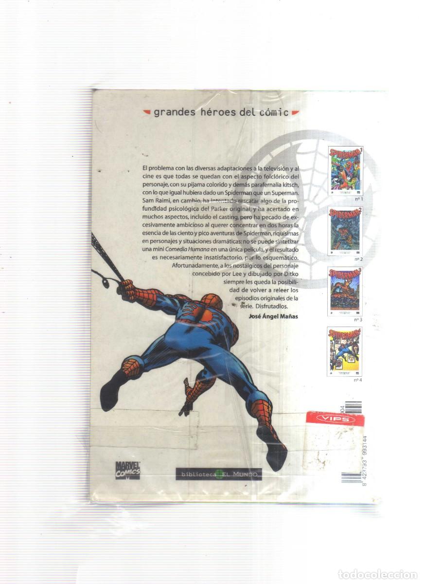 Tebeos: SPIDERMAN GRANDES HEROES DEL COMIC LOTE DE 4 NUMEROS - Foto 2