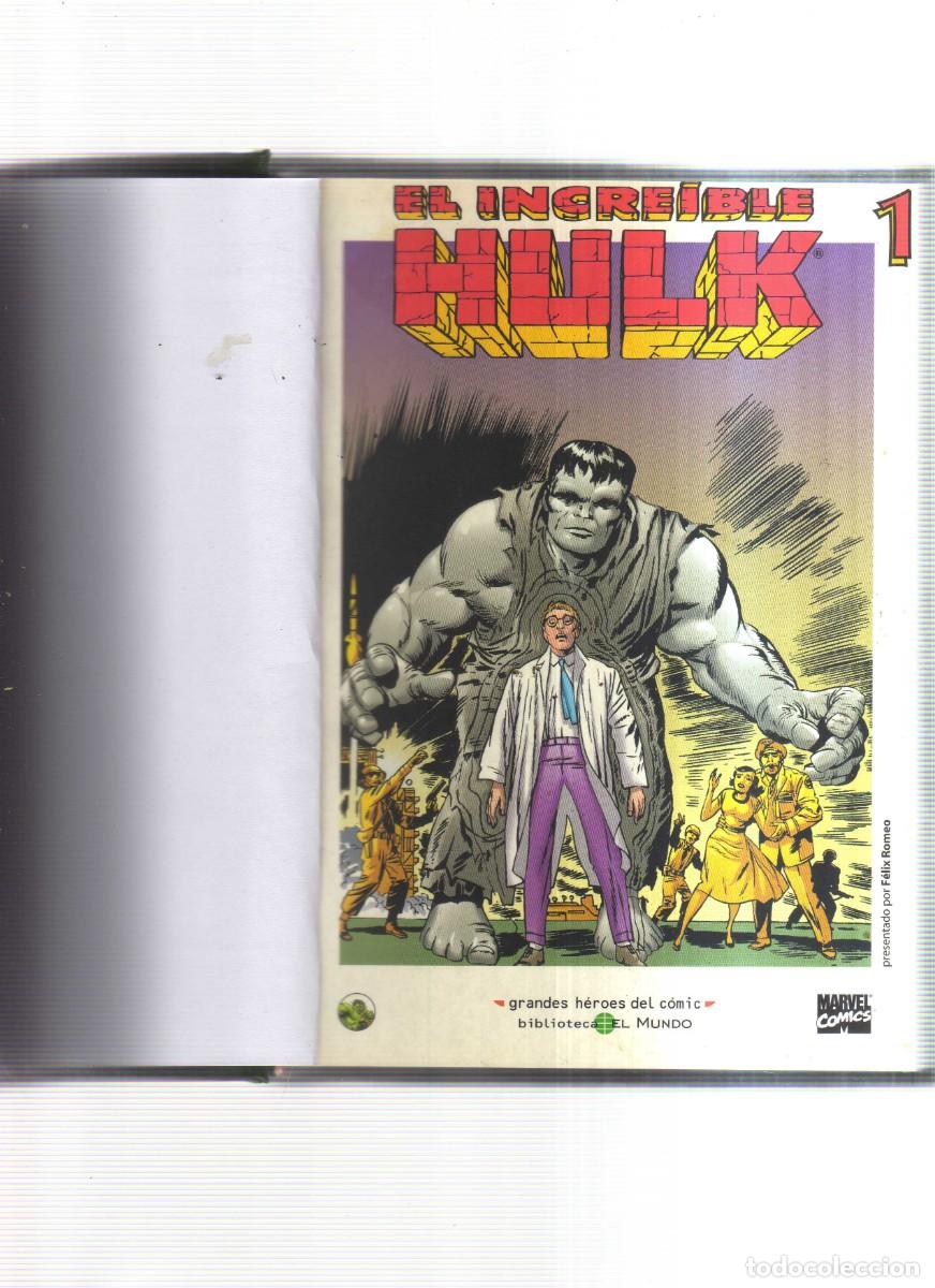 Tebeos: HULK EL INCREIBLE GRANDES HEROES DEL COMIC - Foto 2