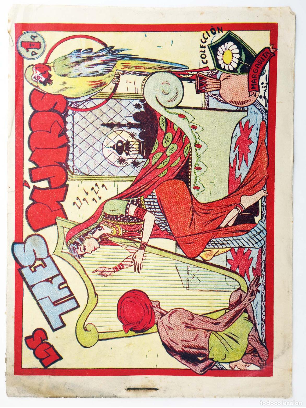Tebeos: COLECCI&Oacute;N MARGARITA. LOS TRES P&Aacute;JAROS. Favencia, 1951