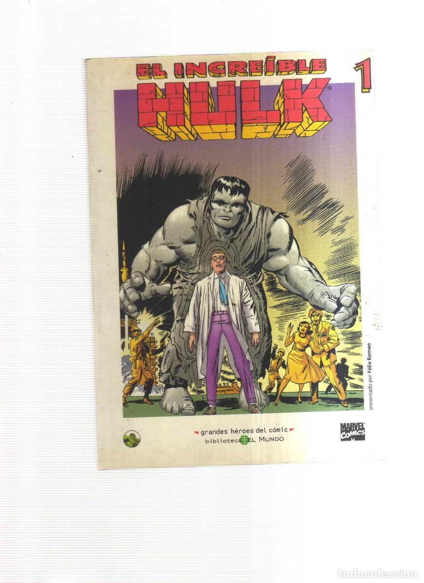 Tebeos: HULK EL INCREIBLE N,1 GRANDES HEROES DEL COMIC - Foto 1