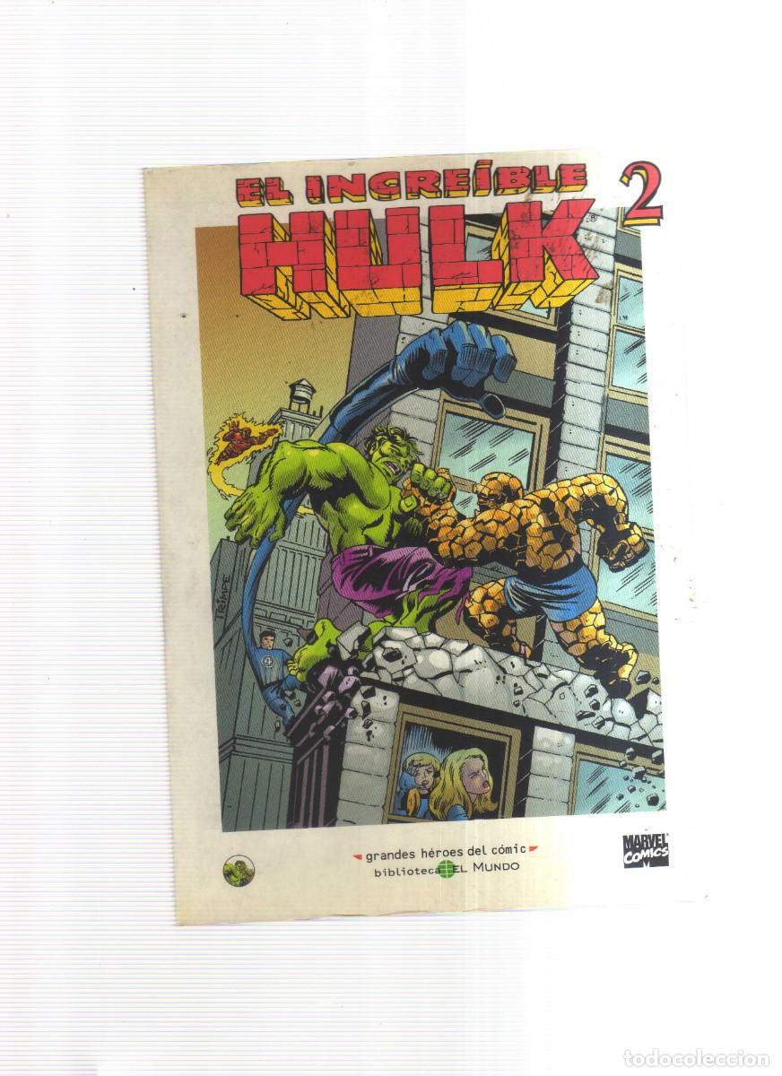 Tebeos: HULK EL INCREIBLE GRANDES HEROES DEL COMIC N,2 - Foto 1