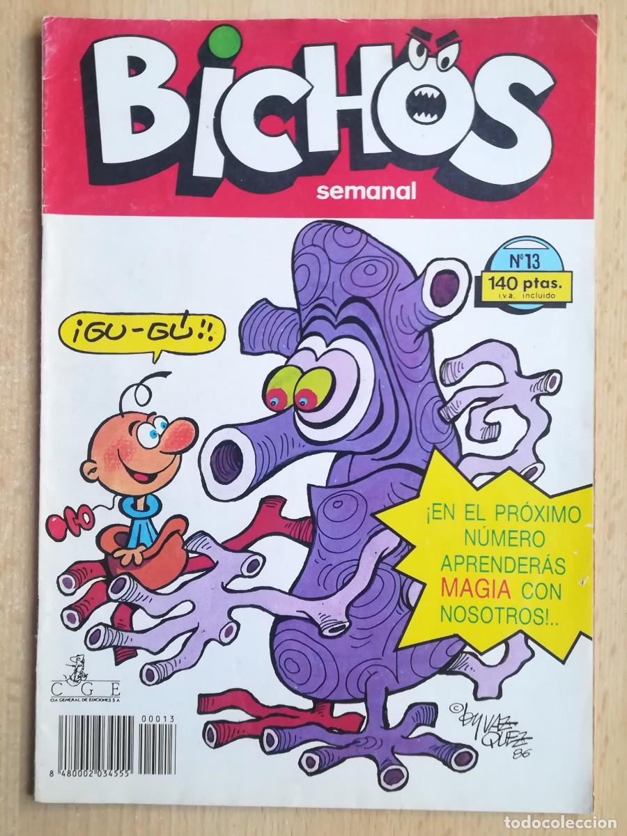 Tebeos: Revista Bichos N&ordm; 13. Gu-g&uacute; (Angelito). 1986