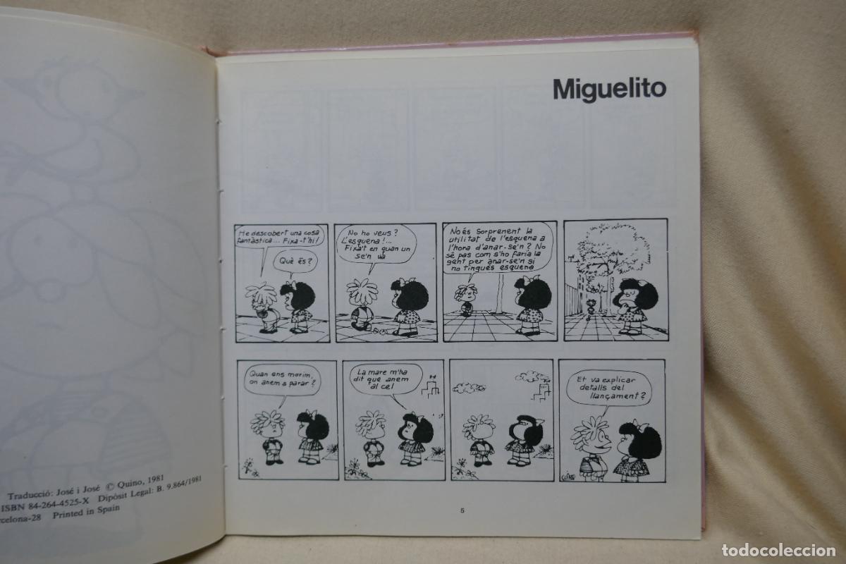 Tebeos: MIGUELITO, SER&Agrave;S UN TIPUS IMPORTANT! - QUINO (CON DEDICATORIA) - Foto 9
