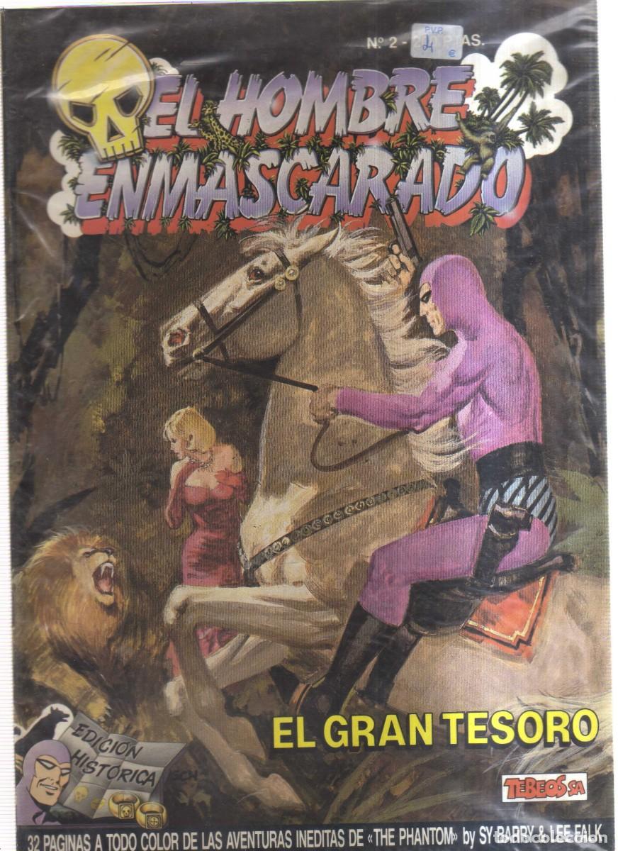 Tebeos: EL HOMBRE ENMASCARADO N,2 EL GRAN TESORO - Foto 1