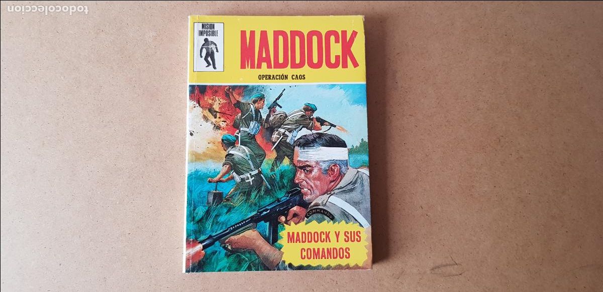 Tebeos: COLECCION MISION IMPOSIBLE N&ordm; 4 MADDOCK. OPERACION CAOS EDITORIAL EUREDIT 1971 - Foto 1