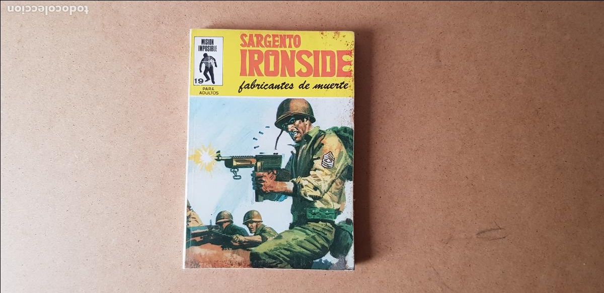 Tebeos: COLECCION MISION IMPOSIBLE N&ordm; 19 SARGENTO IRONSIDE EDITORIAL EUREDIT 1971 - Foto 1