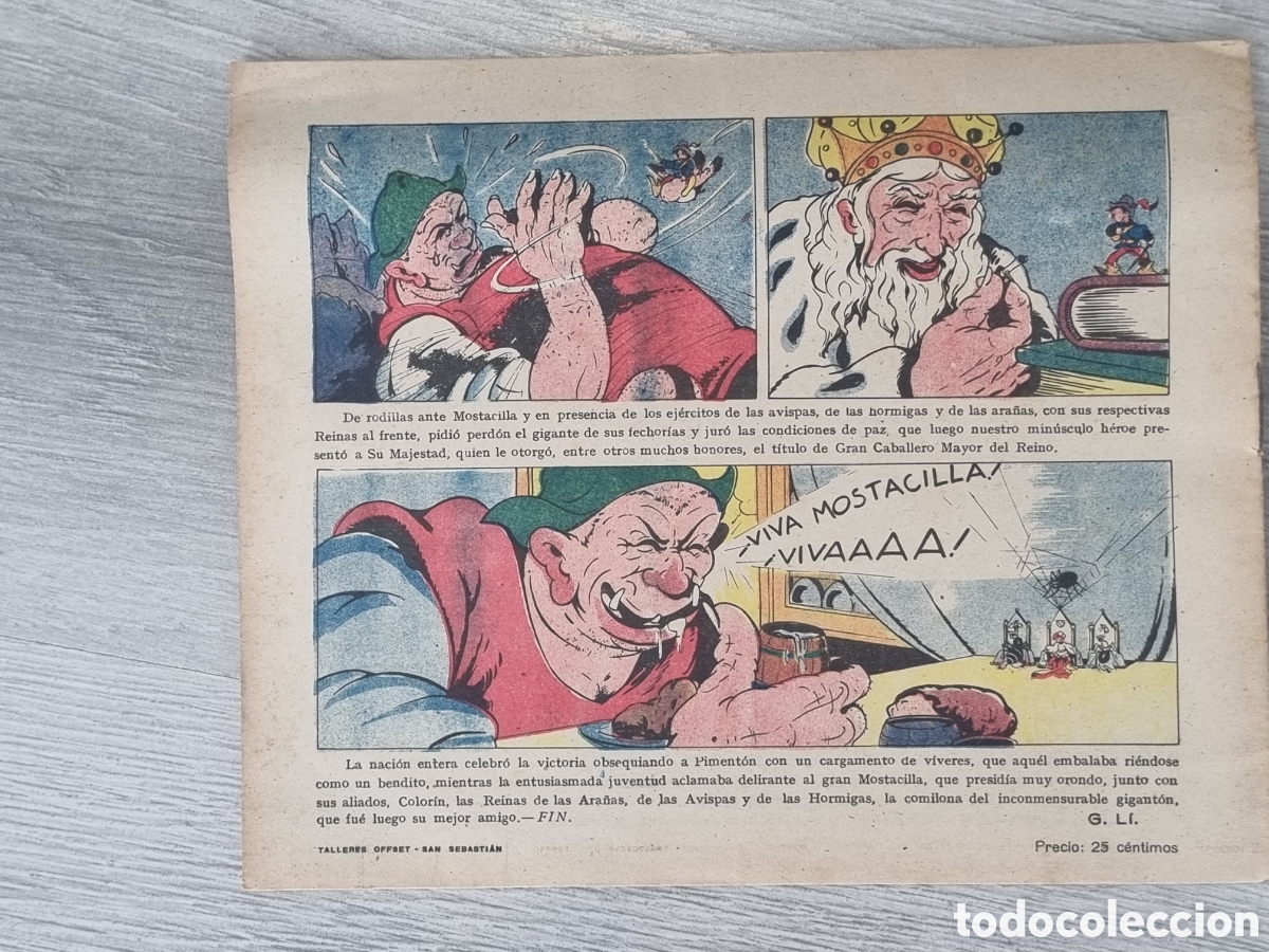 Tebeos: Tebeo MOSTACILLA Y PIMENT&Oacute;N San Sebasti&aacute;n P2 - Foto 2