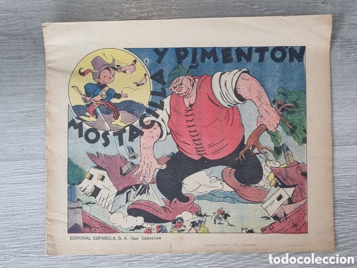 Tebeos: Tebeo MOSTACILLA Y PIMENT&Oacute;N San Sebasti&aacute;n P2 - Foto 1