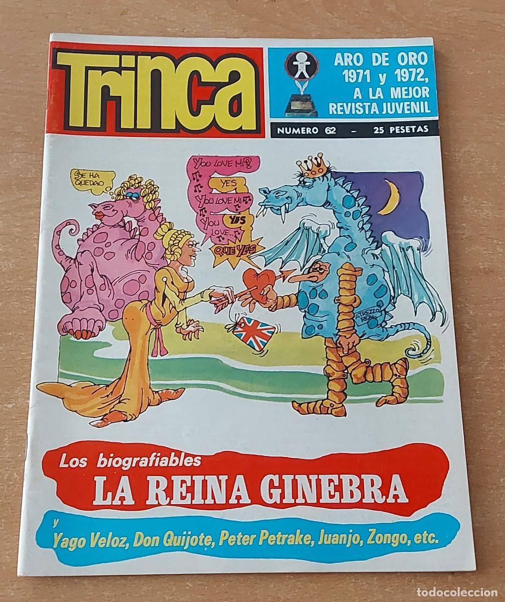 BDs: TRINCA COMIC N&deg; 62 COLECCION ED. DONCEL A&Ntilde;O 1973