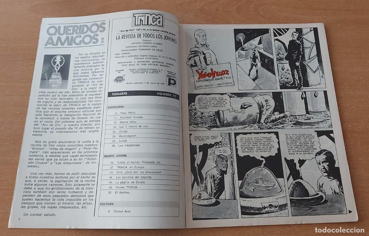 Tebeos: TRINCA COMIC N&deg; 57 COLECCION ED. DONCEL A&Ntilde;O 1973 - Foto 2