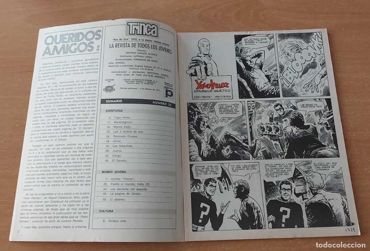 Tebeos: TRINCA COMIC N&deg; 55 COLECCION ED. DONCEL A&Ntilde;O 1973 - Foto 2
