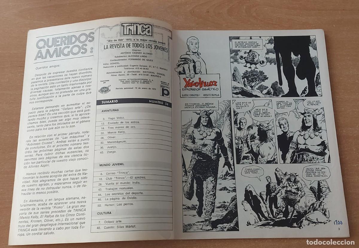 Tebeos: TRINCA COMIC N&deg; 54 COLECCION ED. DONCEL A&Ntilde;O 1973 - Foto 2