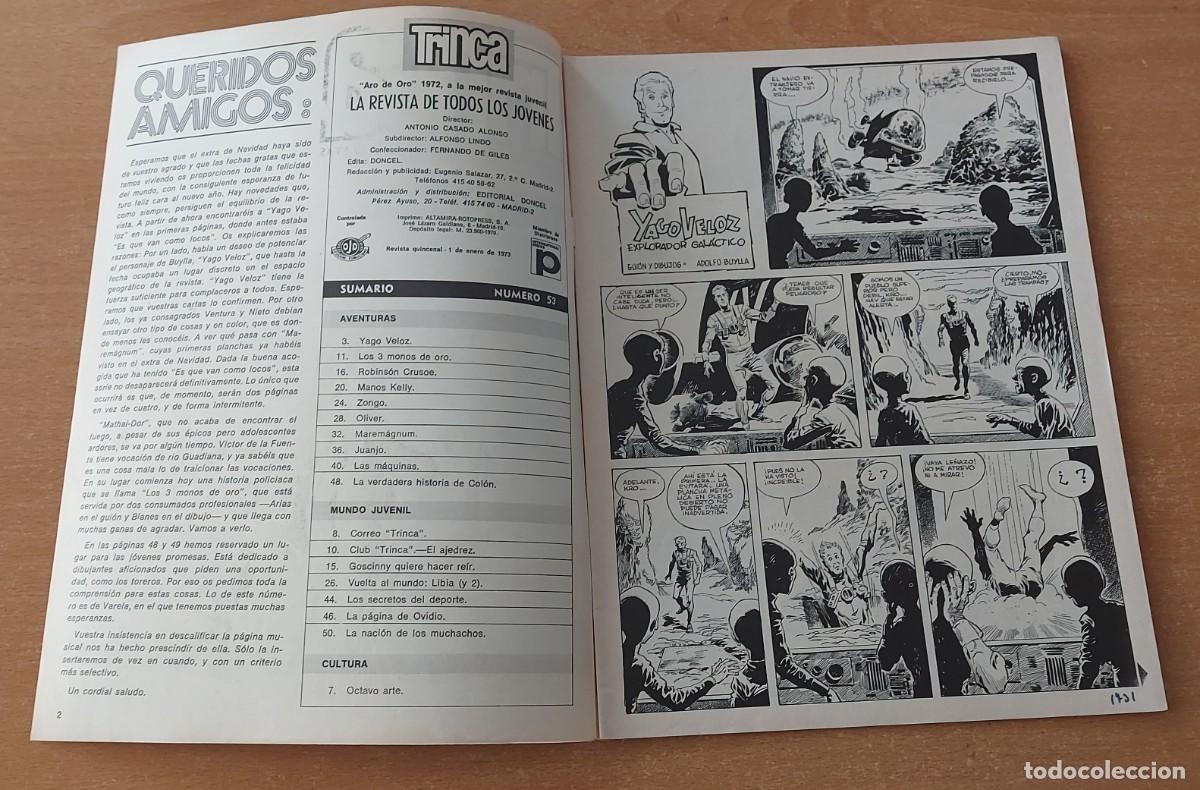 Tebeos: TRINCA COMIC N&deg; 53 COLECCION ED. DONCEL A&Ntilde;O 1973 - Foto 2