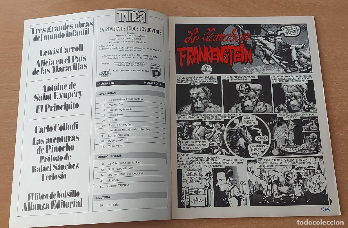 Tebeos: TRINCA COMIC N&deg; 41 COLECCION ED. DONCEL A&Ntilde;O 1972 - Foto 2