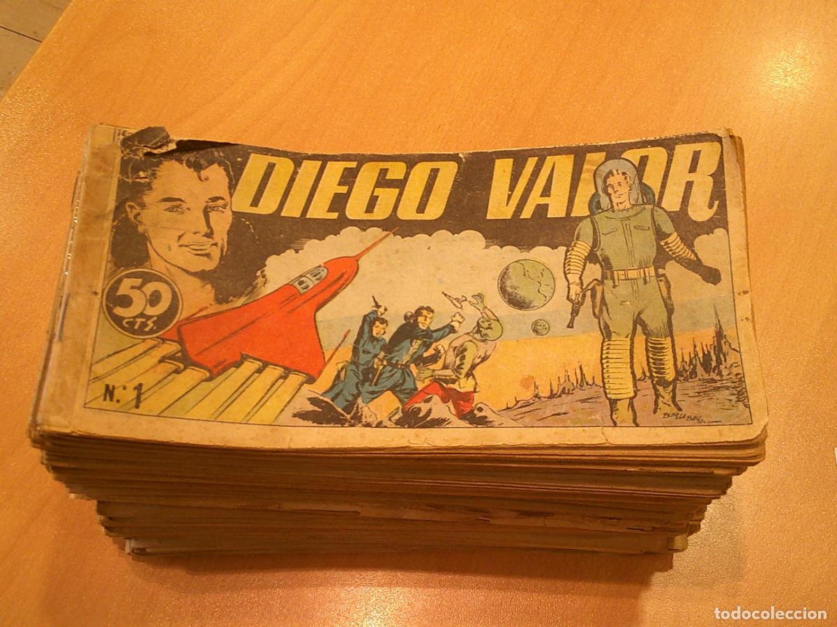 Tebeos: DIEGO VALOR COMPLETA 124 NUM. EDICIONES CID - ORIGINAL - Foto 1