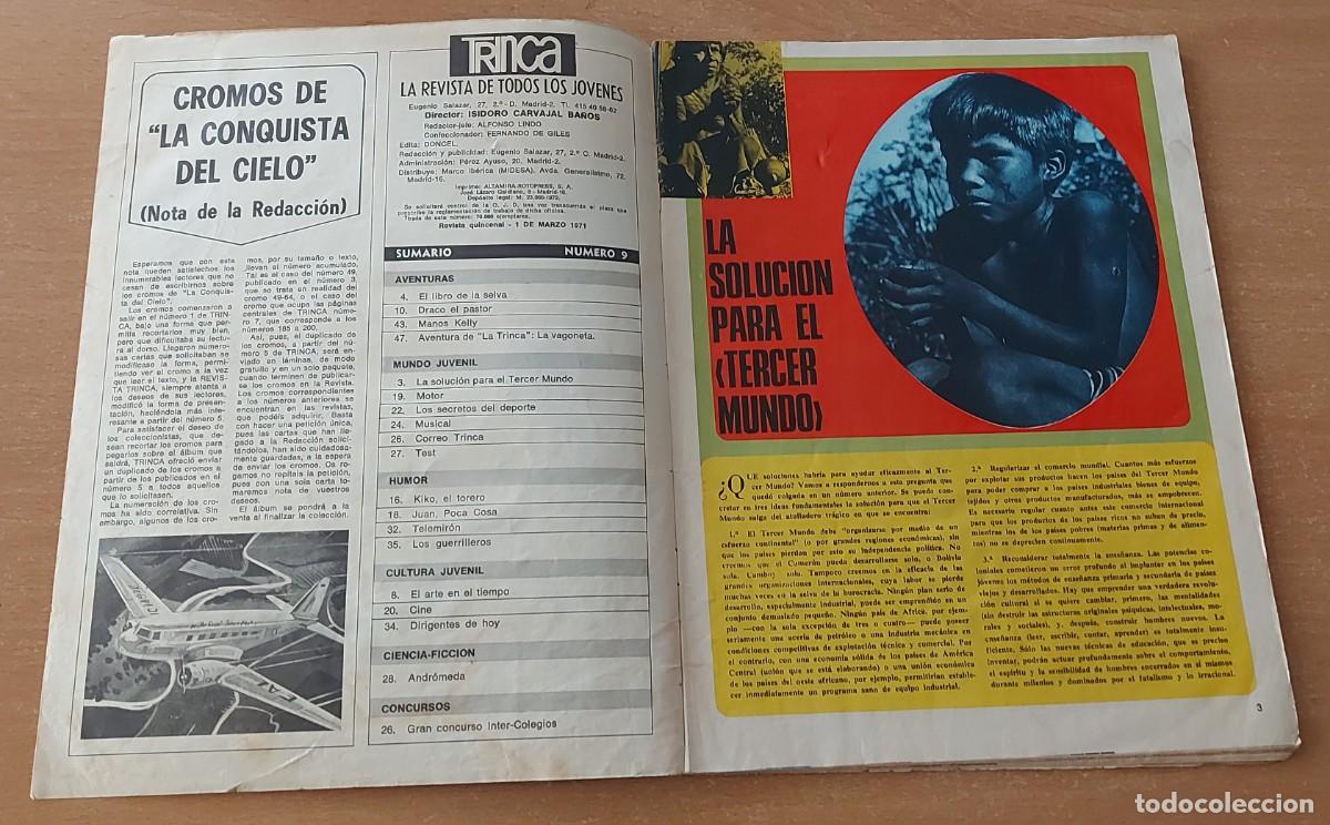Tebeos: TRINCA COMIC N&deg; 9 COLECCION ED. DONCEL A&Ntilde;O 1971 - Foto 2