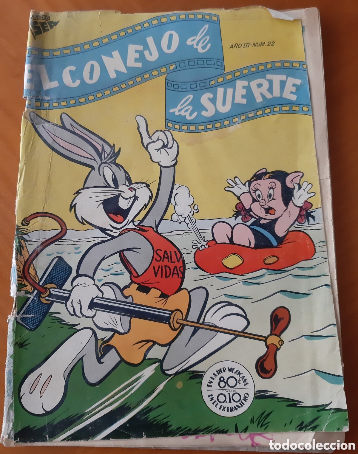 Tebeos: C&oacute;mic El Conejo de la Suerte. N&uacute;mero 22. A&ntilde;o 1952. Editora Americana. - Foto 1