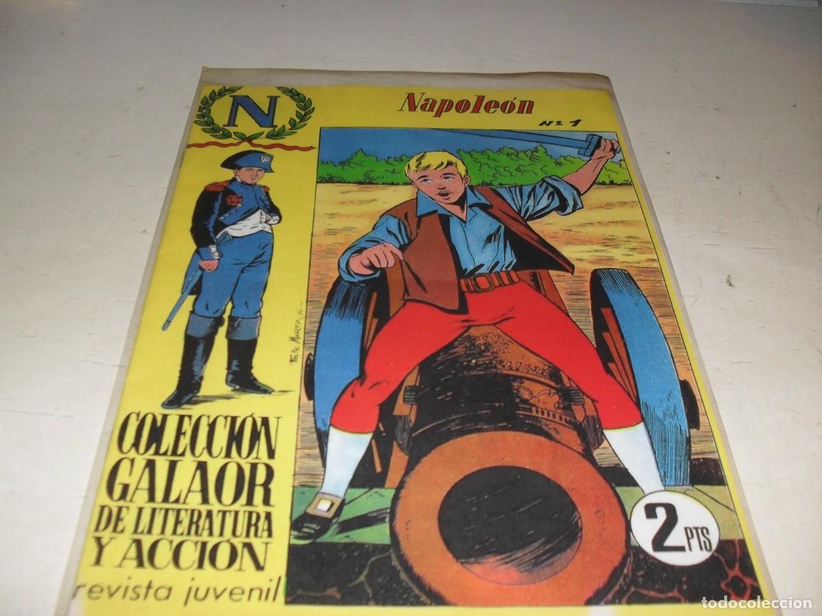 BDs: (FACSIMIL)COLECCION GALAOR DE LITERATURA Y ACCION NAPOLEON N&ordm; 1,(DE 8).A&Ntilde;O 1966