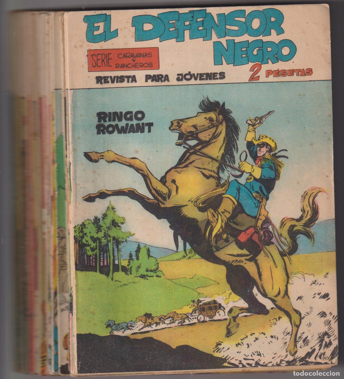 Tebeos: El Defensor Negro. Maga 1963. Colecci&oacute;n Completa, 61 ejemplares - Foto 1