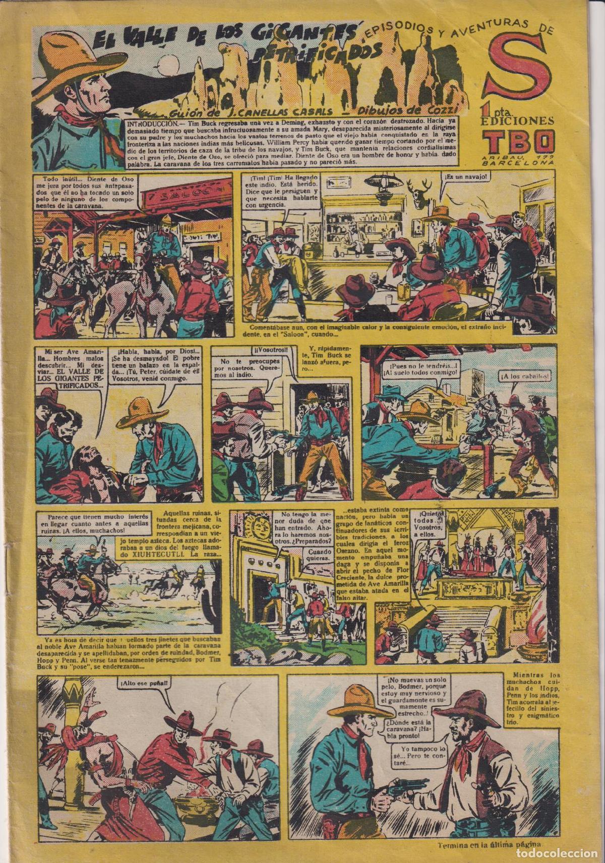 Tebeos: TBO S. El Valle de los Gigantes petrificados