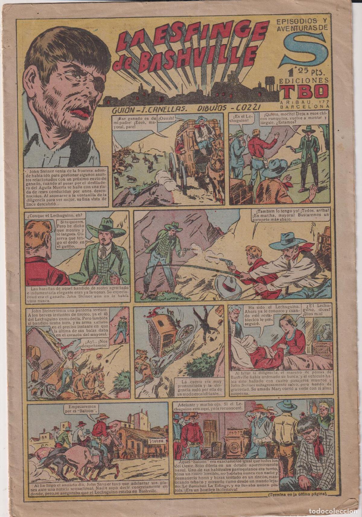 Tebeos: TBO S. la Esfinge de Nashville