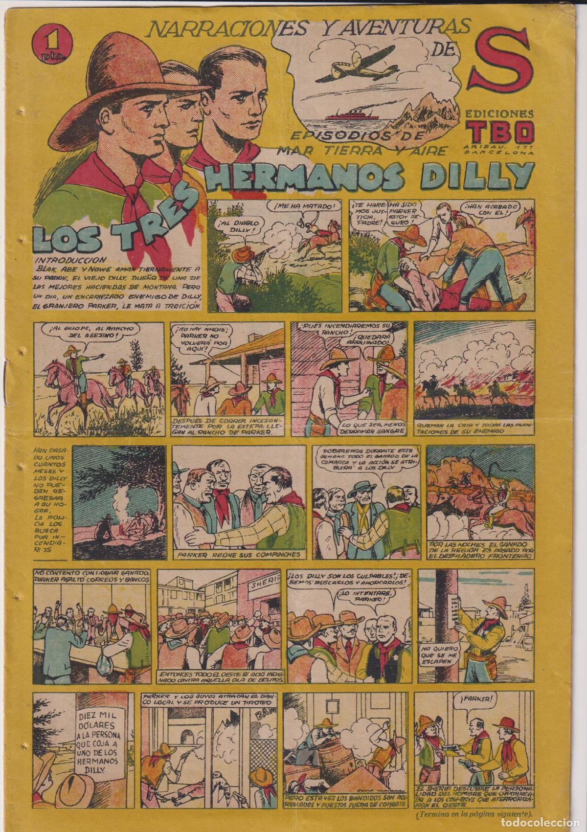 Tebeos: TBO S. Los Tres Hermanos Dilly - Foto 1