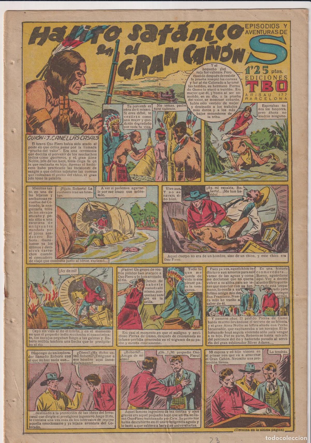 Tebeos: TBO. S. H&aacute;lito Sat&aacute;nico en el Gran Ca&ntilde;&oacute;n