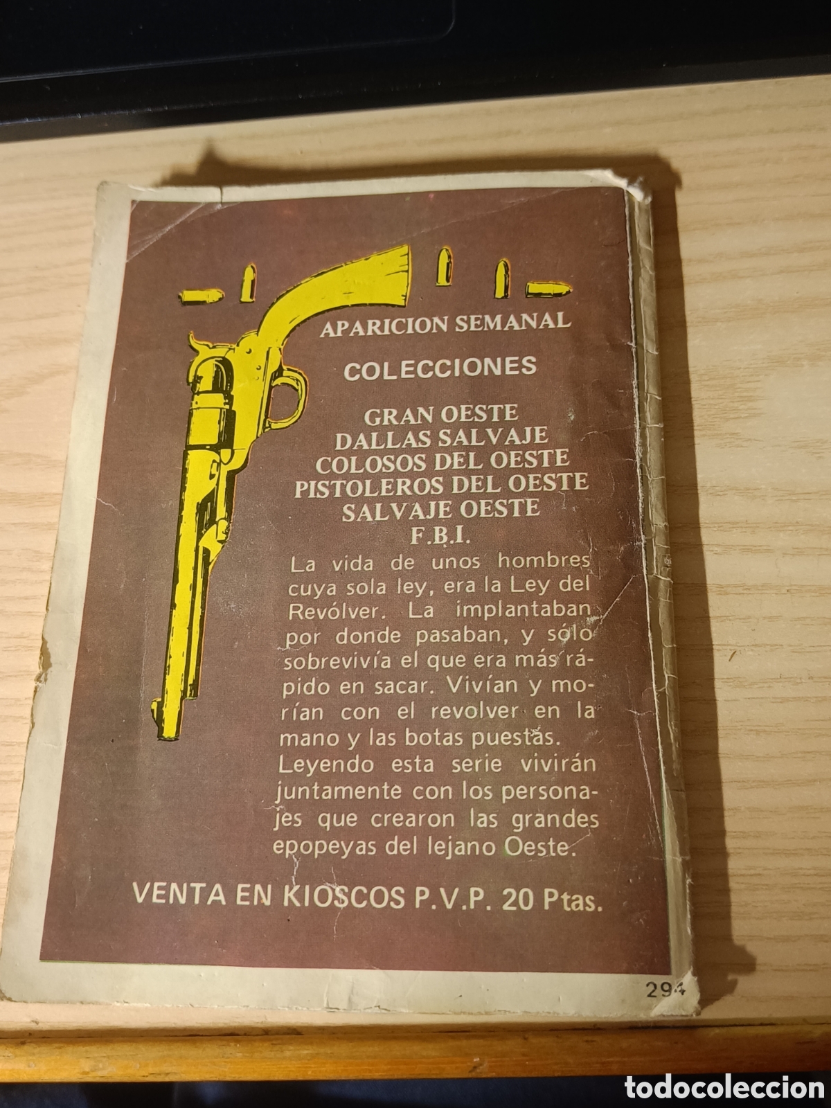 Tebeos: COLECCION GRAN OESTE DOS TIPOS DE CUIDADO N&ordm; 294 - Foto 3