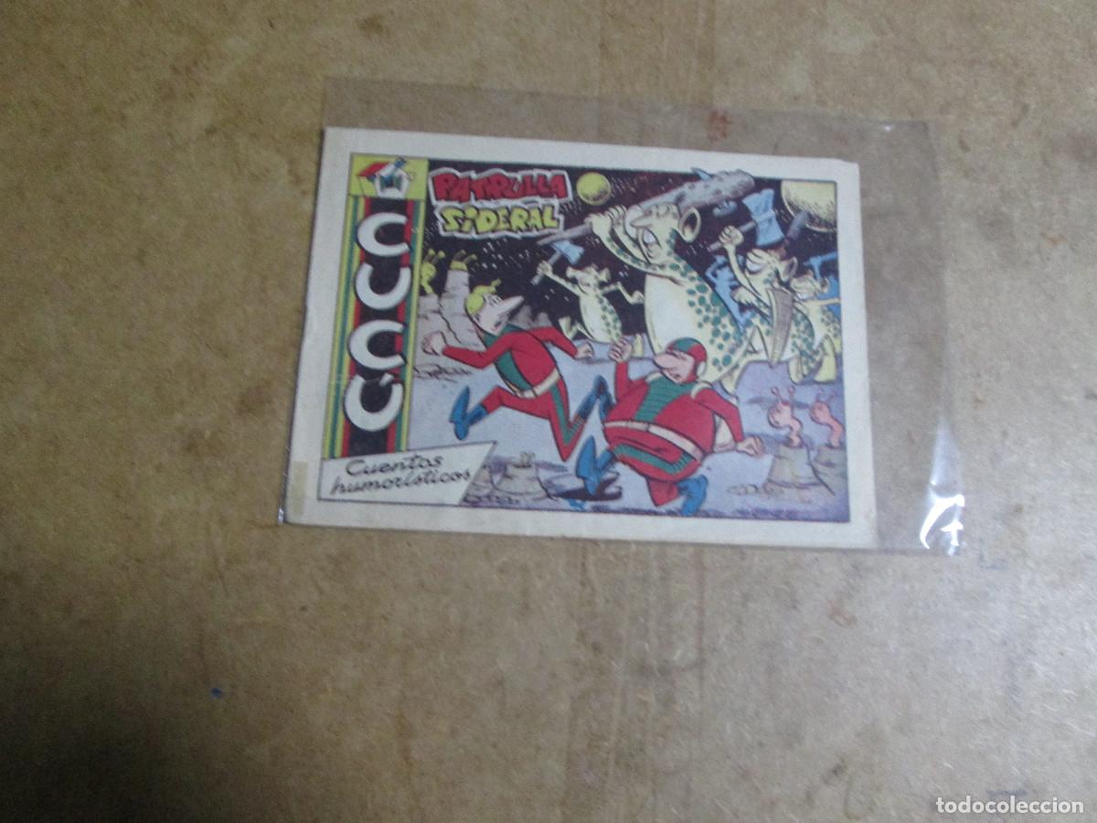 BDs: Cuc&uacute; cuentos humor&iacute;sticos n&ordm; 5, la patrulla sideral, ed. soriano 1958